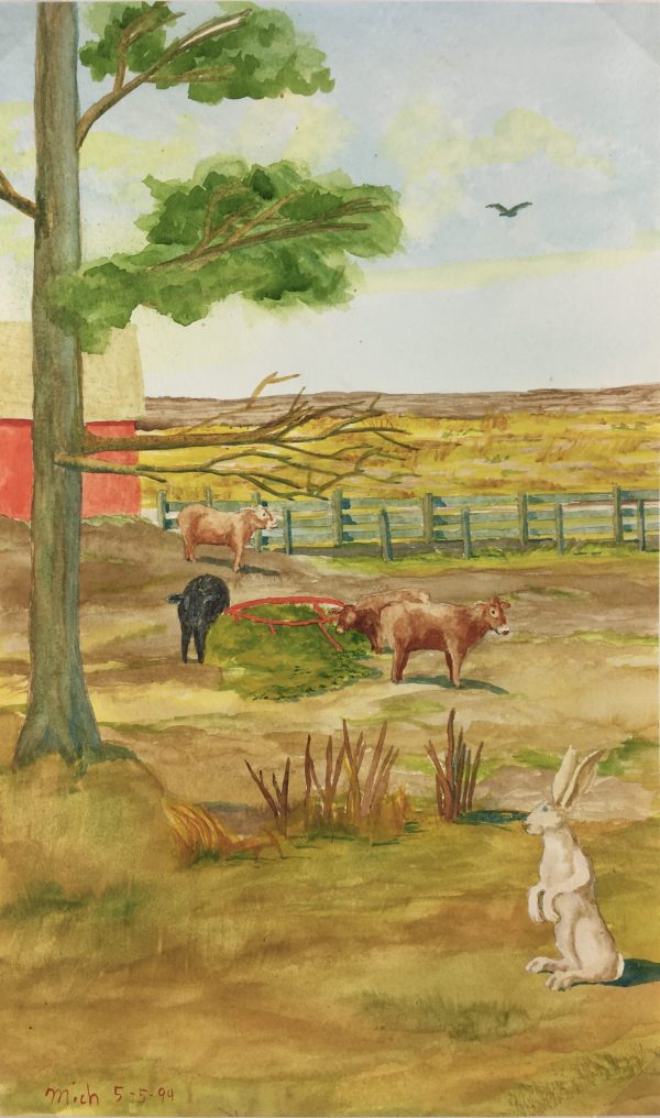 Farm Landscapes Original Art - Farm, Mich, 1994