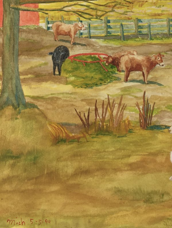Farm Landscapes Original Art - Farm, Mich, 1994