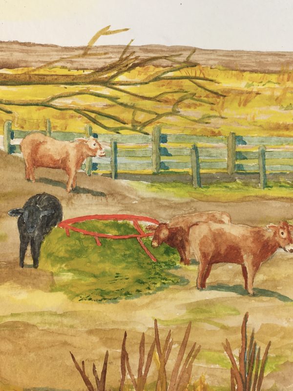Farm Landscapes Original Art - Farm, Mich, 1994