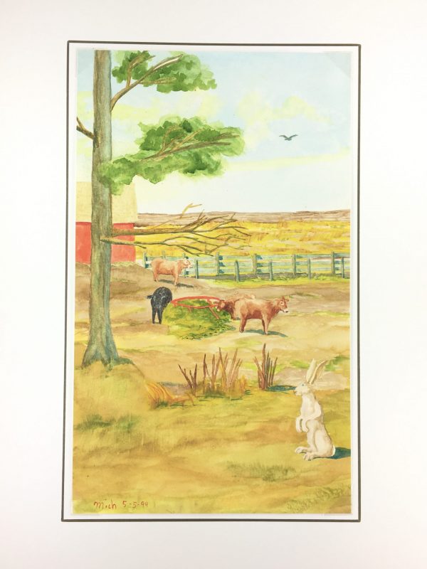 Farm Landscapes Original Art - Farm, Mich, 1994