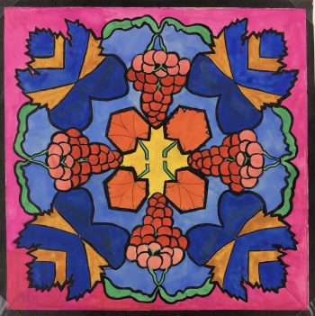 Farm Landscapes Original Art - Wine Grapes, Huguette Briet, 1930