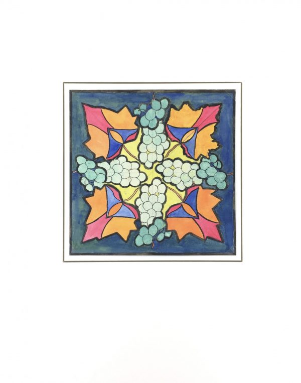 Farm Landscapes Original Art - Wine Grapes, Huguette Briet, 1930