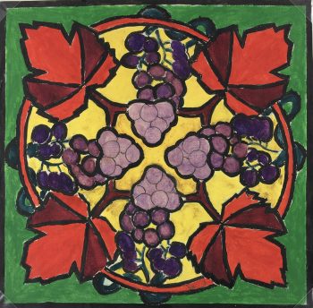 Farm Landscapes Original Art - Wine Grapes, Huguette Briet, 1930