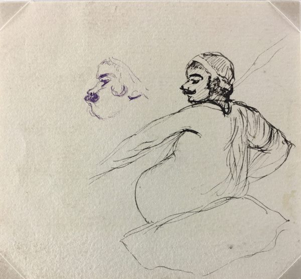 Figures Original Art - Drawings Sketches, C.1950