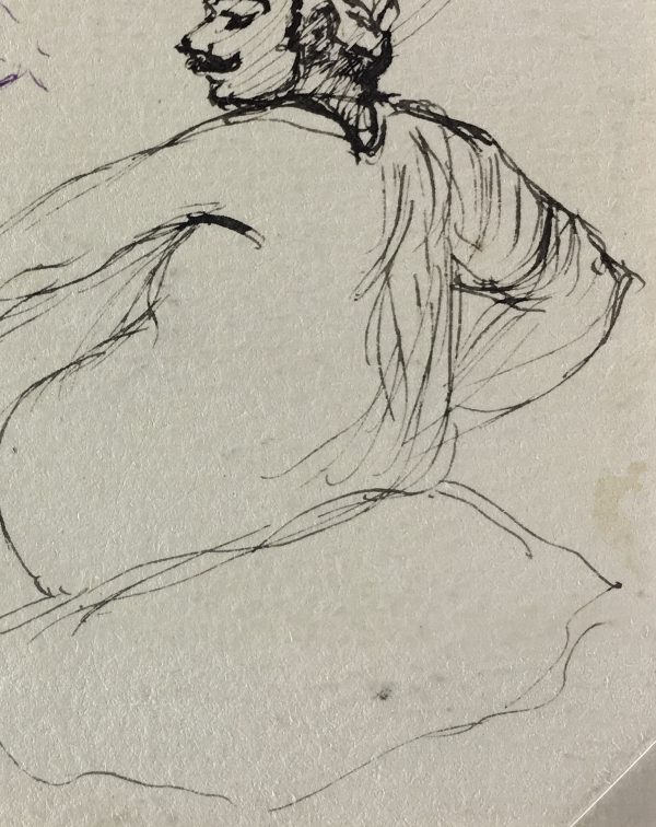 Figures Original Art - Drawings Sketches, C.1950