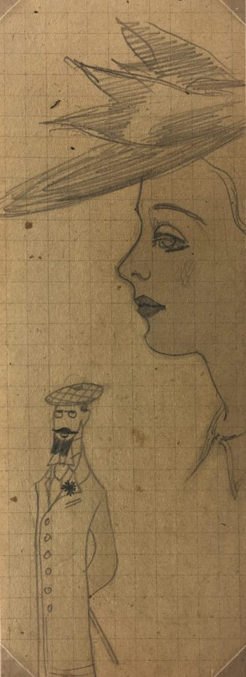 Figures Original Art - Remembrance, Gabriel Spat, C.1930