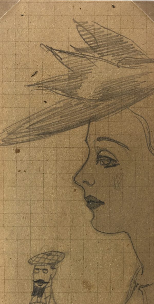 Figures Original Art - Remembrance, Gabriel Spat, C.1930