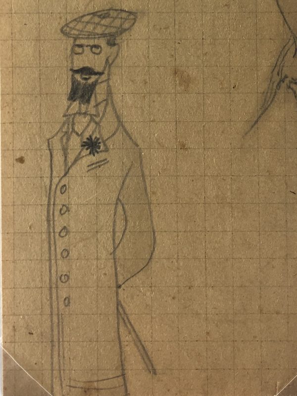 Figures Original Art - Remembrance, Gabriel Spat, C.1930