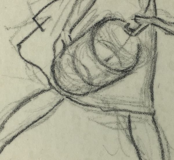 Figures Original Art - Drawing, Werner Bell, C.1960