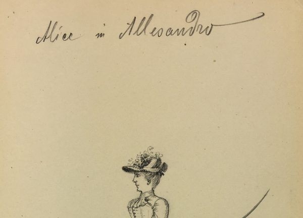 Figures Original Art - Alice Alessandro, E. Wollenweber, 1890