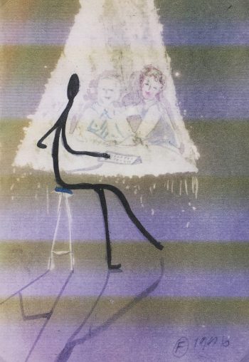 Figures Original Art - Figures, F.Fortoul, 1996