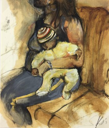 Figures Original Art - Bus Ride, Christian Kuk, 2012