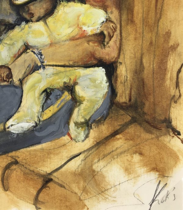 Figures Original Art - Bus Ride, Christian Kuk, 2012