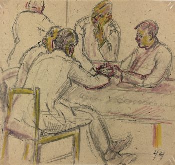 Figures Original Art - Agreement, Imgard von Reppert, 1944