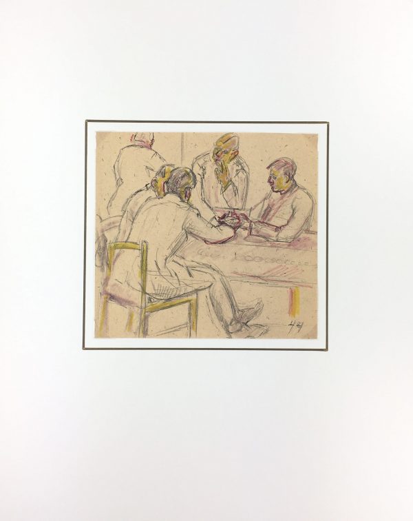 Figures Original Art - Agreement, Imgard von Reppert, 1944