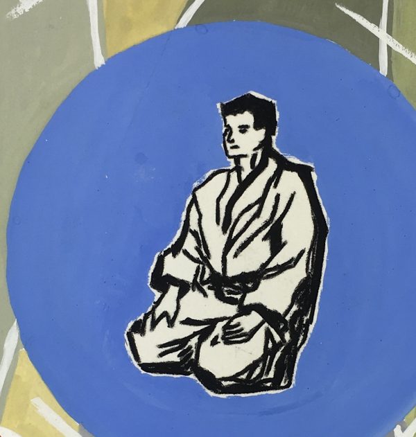 Figures Original Art - Judo, C.1960