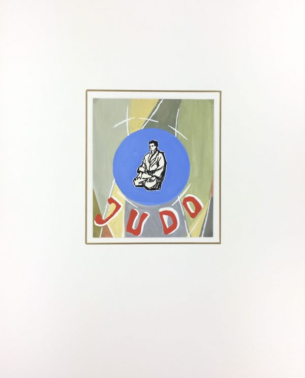 Figures Original Art - Judo, C.1960