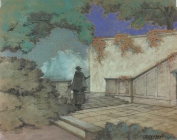 Figures Original Art - Woman Hunter, 1940