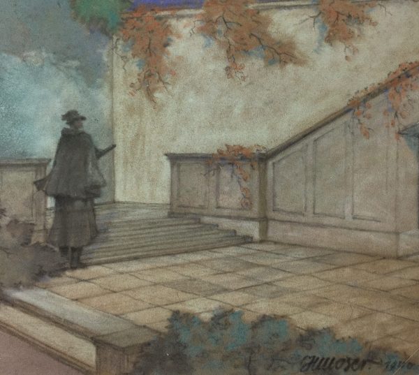 Figures Original Art - Woman Hunter, 1940