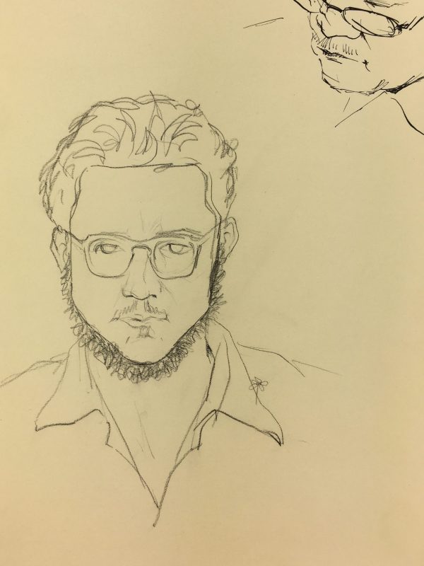 Figures Original Art - Portrait, Andre Lafond, 1955
