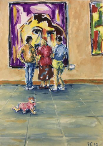 Figures Original Art - Art Museum, A.C, 2012