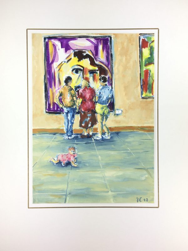 Figures Original Art - Art Museum, A.C, 2012