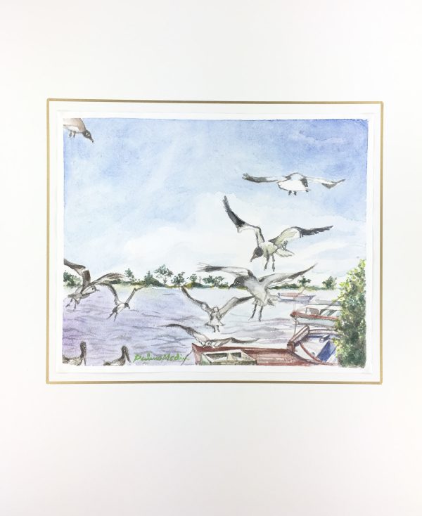Maritime Original Art - Maritime, P. Medina, c.1960