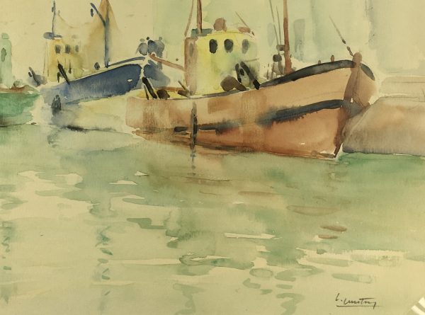 Maritime Original Art - Serene Port, 2000