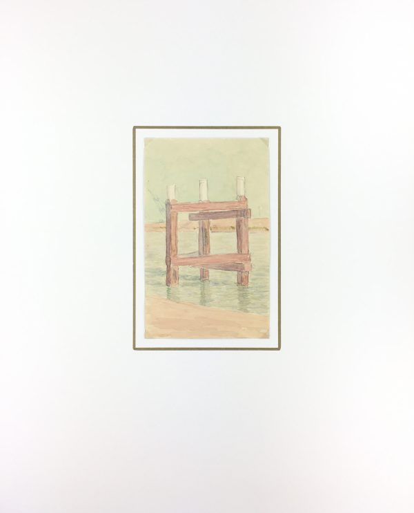 Maritime Original Art - Pier, 1934