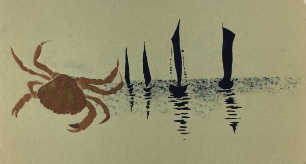 Maritime Original Art - Sea Souvenir, c1960