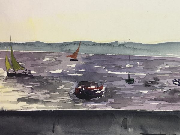 Maritime Original Art - Landscape, Suzanne Buty, 2004
