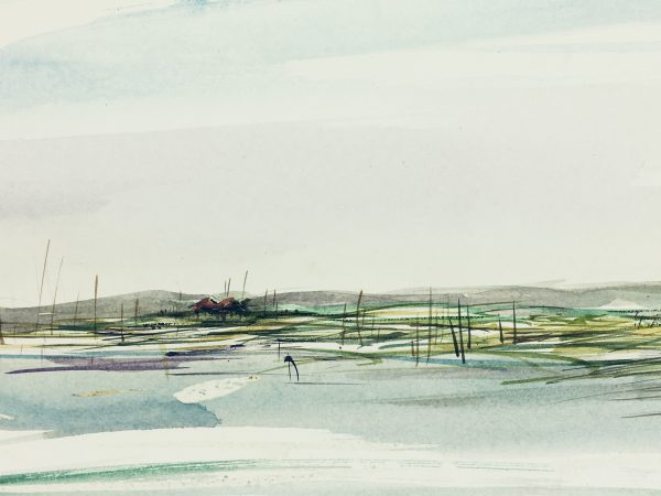 Maritime Original Art - Maritime, Waterfront, Suzanne Buty, 1973