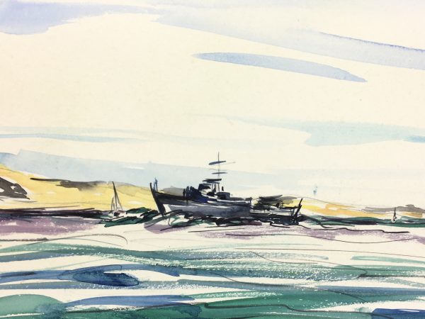 Maritime Original Art - Seascape, Suzanne Buty, 1972