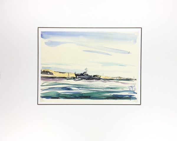Maritime Original Art - Seascape, Suzanne Buty, 1972