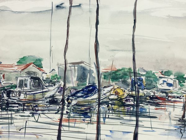 Maritime Original Art - Maritime, Waterfront, Suzanne Buty, 1998