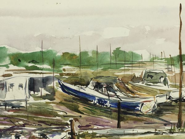 Maritime Original Art - Maritime, Waterfront, Suzanne Buty, 1998