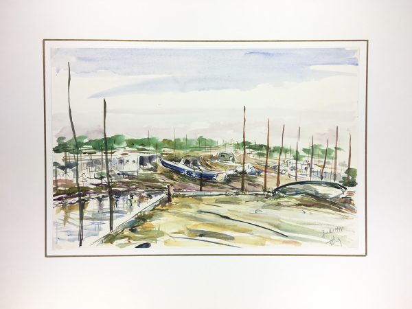 Maritime Original Art - Maritime, Waterfront, Suzanne Buty, 1998