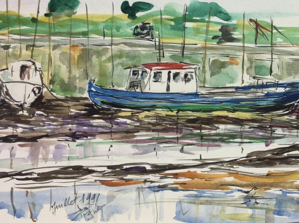 Maritime Original Art - Maritime, Waterfront, Suzanne Buty, 1991