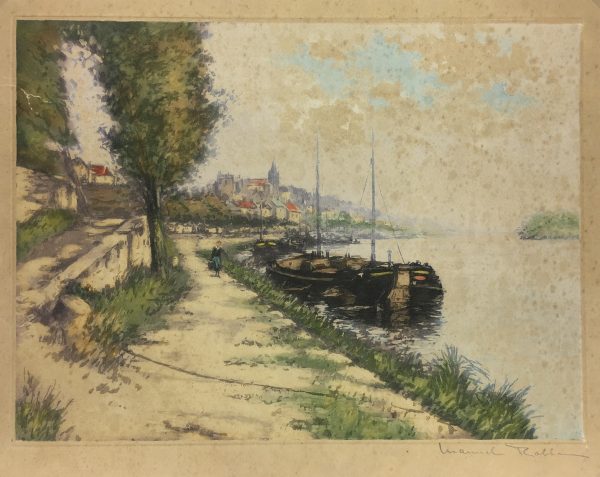 Maritime Original Art - Garonnee, Mannuel Robles, C.1930