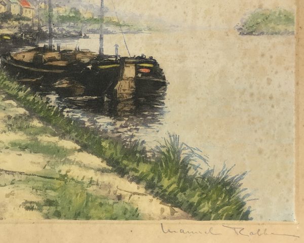 Maritime Original Art - Garonnee, Mannuel Robles, C.1930