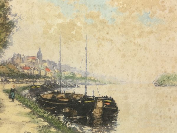 Maritime Original Art - Garonnee, Mannuel Robles, C.1930