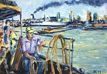Maritime Original Art - Port, JC, 2012
