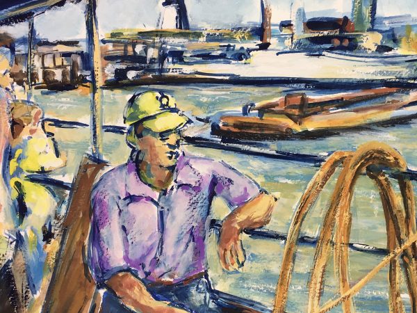 Maritime Original Art - Port, JC, 2012