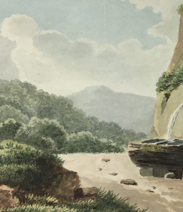 Mountains Original Art - Mountain Source, C.1880