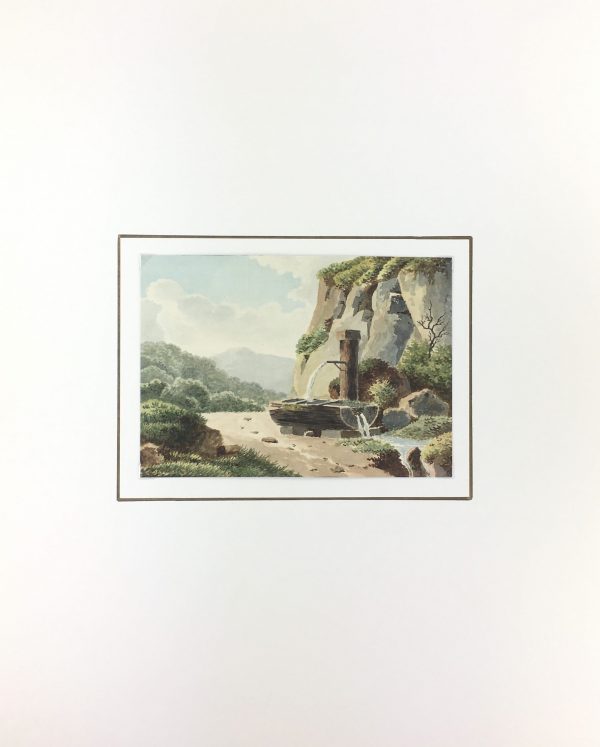 Mountains Original Art - Mountain Source, C.1880