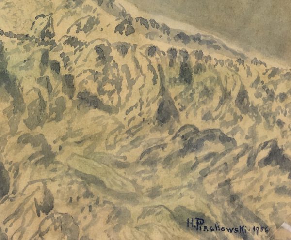 Mountains Original Art - Dolomites, Hans Piaskowski, 1956