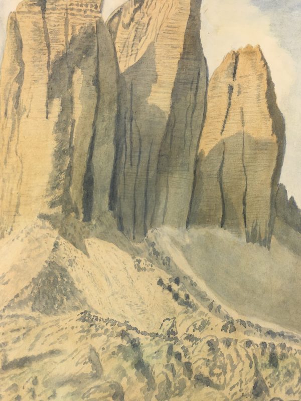 Mountains Original Art - Dolomites, Hans Piaskowski, 1956