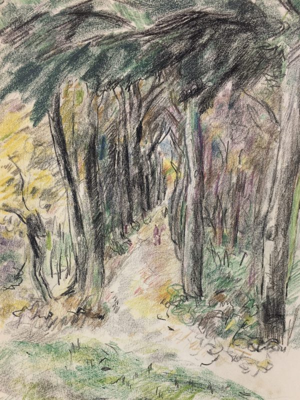 Paris, France Original Art - Forest, Gabriel Spat (1890-1967), C.1930