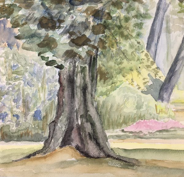 Paris, France Original Art - Paris Luxembourg Gardens, C.1960