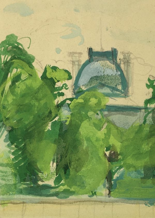 Paris, France Original Art - Paris, Key Mitsuuchi(1948-01), 1990